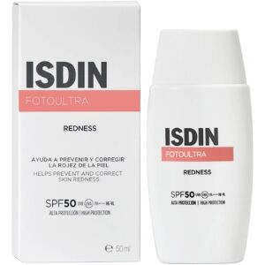 Crème Solaire Visage SPF50 Isdin Redness - Légère, Peau Sensible - Publicité Crème Solaire Visage SPF50 Isdin Redness - Légère, Peau Sensible - Publicité