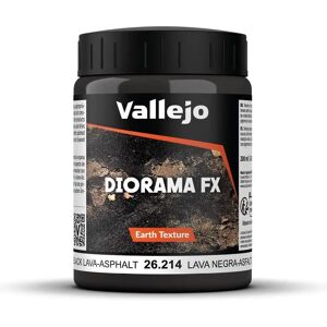 Vallejo Model Paint - Black Lava - 200ml - Acrylic Vallejo Model Paint - Black Lava - 200ml - Acrylic