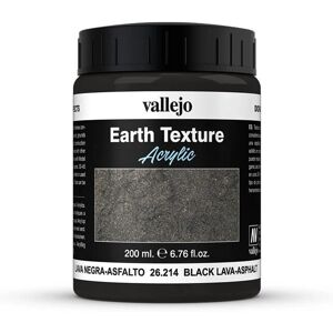 Vallejo Model Paint - Black Lava - 200ml - Acrylic Vallejo Model Paint - Black Lava - 200ml - Acrylic