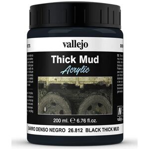 Vallejo Model Accessories - 26812 - Black - Waterbased Acrylic - Diorama Effects Vallejo Model Accessories - 26812 - Black - Waterbased Acrylic - Diorama Effects