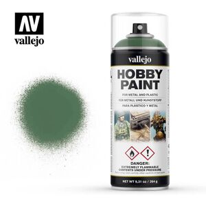 Vallejo Sick Green Spray Paint - Hobby Model Primer & Color, 400ml Vallejo Sick Green Spray Paint - Hobby Model Primer & Color, 400ml