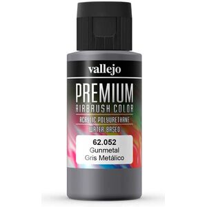 Vallejo 62.052 Acrylic Paint - Gunmetal - 60ml Vallejo 62.052 Acrylic Paint - Gunmetal - 60ml