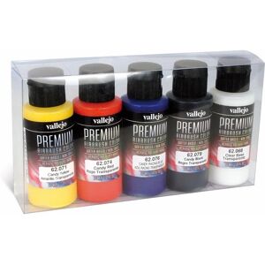 Vallejo Model Paint Set - 5 x 60ml Acrylic Colors Vallejo Model Paint Set - 5 x 60ml Acrylic Colors