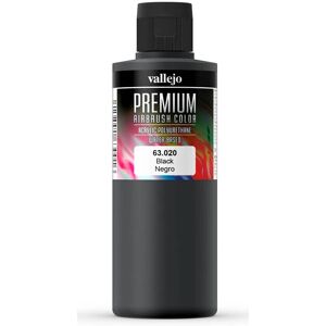 Vallejo Black Acrylic Paint 200 ml - Paints & Accessories Vallejo Black Acrylic Paint 200 ml - Paints & Accessories