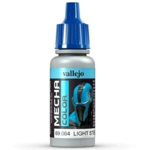 Vallejo Light Steel Acrylic Paint - Model Airbrush - 17ml Vallejo Light Steel Acrylic Paint - Model Airbrush - 17ml