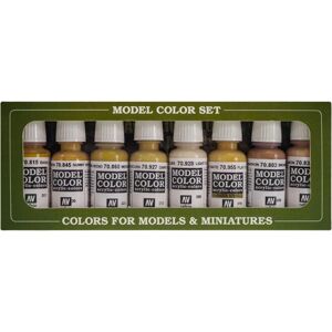 Vallejo Model Color Set - Skin Tones - Acrylic Paint - 8 pcs Vallejo Model Color Set - Skin Tones - Acrylic Paint - 8 pcs