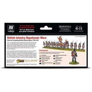 Vallejo 70.163 Acrylic Paint Set - British Napoleonic Forces Vallejo 70.163 Acrylic Paint Set - British Napoleonic Forces