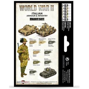 Vallejo 70209 Acrylic Paint Set - WWII Italian Armor & Infantry Vallejo 70209 Acrylic Paint Set - WWII Italian Armor & Infantry