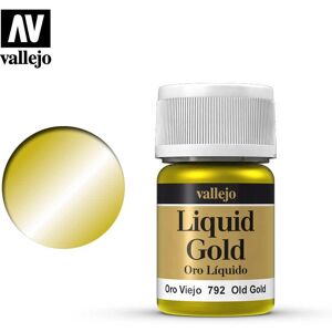 Vallejo Old Gold Acrylic Model Paint - 35ml - Model Type Vallejo Old Gold Acrylic Model Paint - 35ml - Model Type
