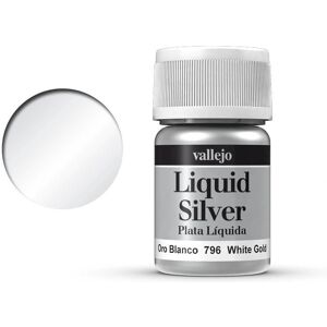 Vallejo Model Color 35ml White Gold Acrylic Paint - Model Type Vallejo Model Color 35ml White Gold Acrylic Paint - Model Type