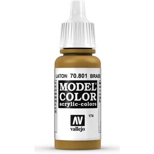 Vallejo Model Color Brass Acrylic Paint - 17ml Vallejo Model Color Brass Acrylic Paint - 17ml