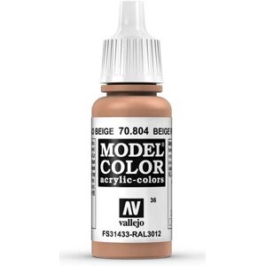 Peinture acrylique Vallejo Model Color 17ml Beige Rouge - Type de produit - Publicité Peinture acrylique Vallejo Model Color 17ml Beige Rouge - Type de produit - Publicité