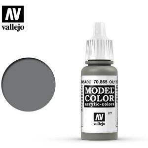 Vallejo Model Color Grey Acrylic Paint 17ml - OILY STEEL - Acrylic Paint for Models Vallejo Model Color Grey Acrylic Paint 17ml - OILY STEEL - Acrylic Paint for Models