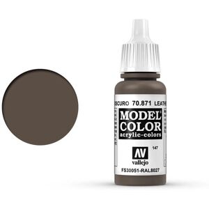 Vallejo Leather Brown Model Color 17ml - Acrylic paint - Art/Craft Vallejo Leather Brown Model Color 17ml - Acrylic paint - Art/Craft