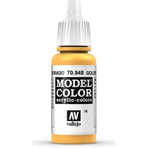 Vallejo Model Color 17ml - Golden Yellow - Acrylic Paint - Model Type Vallejo Model Color 17ml - Golden Yellow - Acrylic Paint - Model Type