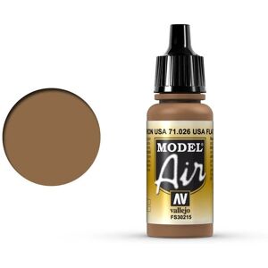 Vallejo Model Air Flat Brown - Acrylic paint for airbrush techniques Vallejo Model Air Flat Brown - Acrylic paint for airbrush techniques