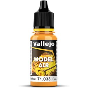 Vallejo Model Air 17ml Yellow Ochre Acrylic Paint Vallejo Model Air 17ml Yellow Ochre Acrylic Paint