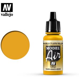 Vallejo Model Air Yellow - Acrylic Paint for Models Vallejo Model Air Yellow - Acrylic Paint for Models