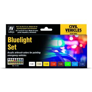 Vallejo Model Air Bluelight Set - Paint Set Vallejo Model Air Bluelight Set - Paint Set