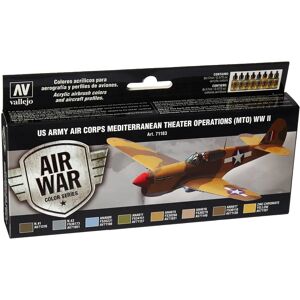 Vallejo Model Air Set - US Air Corps WWII - Acrylic Paint Set Vallejo Model Air Set - US Air Corps WWII - Acrylic Paint Set