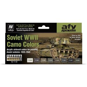 Vallejo Model Air Set - WWII Soviet Camouflage Vallejo Model Air Set - WWII Soviet Camouflage