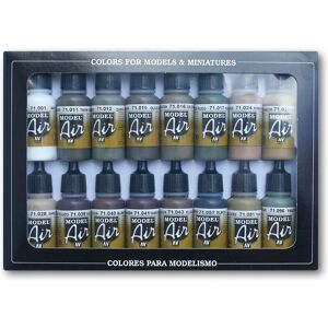 Set Vallejo Model Air - Peinture acrylique mate - 17ml - Publicité Set Vallejo Model Air - Peinture acrylique mate - 17ml - Publicité