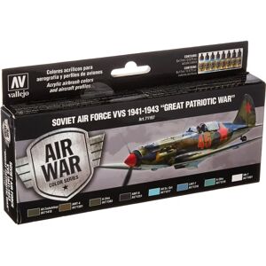 Vallejo Model Air Soviet Air Force 1941-1943 - Acrylic Paint Set Vallejo Model Air Soviet Air Force 1941-1943 - Acrylic Paint Set