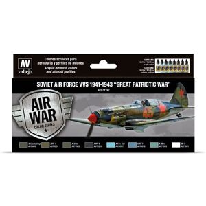 Vallejo Model Air Soviet Air Force 1941-1943 - Acrylic Paint Set Vallejo Model Air Soviet Air Force 1941-1943 - Acrylic Paint Set