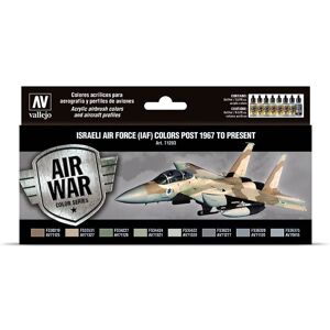 Vallejo Model Air Israeli Air Force Colors Set - Aircraft Paint Vallejo Model Air Israeli Air Force Colors Set - Aircraft Paint