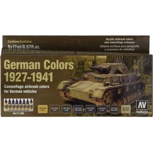 Vallejo 71.205 Acrylic Paint - Blue, Brown, Green - Acrylic Paint Vallejo 71.205 Acrylic Paint - Blue, Brown, Green - Acrylic Paint