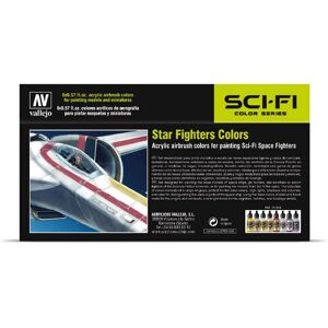 Vallejo Model Air Set - Star Fighters Colours (8) - Acrylic Paint Set Vallejo Model Air Set - Star Fighters Colours (8) - Acrylic Paint Set