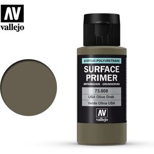 Vallejo Olive Acrylic Paint - Self-Leveling Matte Surface Primer Vallejo Olive Acrylic Paint - Self-Leveling Matte Surface Primer