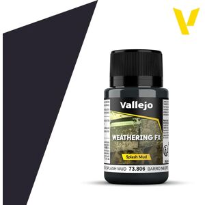 Vallejo Black Splash Mud Vernice acrilica - Effetti di invecchiamento 40ml Vallejo Black Splash Mud Vernice acrilica - Effetti di invecchiamento 40ml