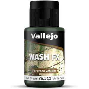 Vallejo Model Wash 35ml Dark Green - Acrylic Paint - Weathering Effects Vallejo Model Wash 35ml Dark Green - Acrylic Paint - Weathering Effects