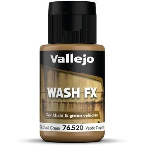 Vallejo Model Wash 35ml Dark Khaki Green - Weathering Effect Vallejo Model Wash 35ml Dark Khaki Green - Weathering Effect