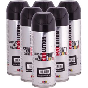 Pintyplus Evolution RAL 9005 - Tinta spray - 520 cc - Preto mate Pintyplus Evolution RAL 9005 - Tinta spray - 520 cc - Preto mate