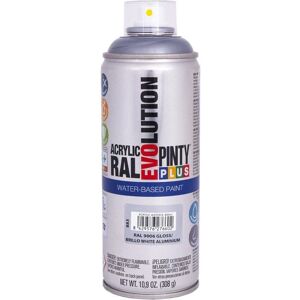 Pintyplus Evolution RAL 9006 Peinture en aérosol - Spray Paint - Publicité Pintyplus Evolution RAL 9006 Peinture en aérosol - Spray Paint - Publicité