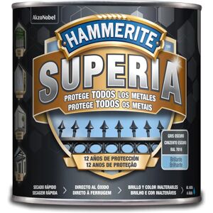 Hammerite Superia Esmalte Antioxidante al Agua Gris Oscuro 2,5L Hammerite Superia Esmalte Antioxidante al Agua Gris Oscuro 2,5L