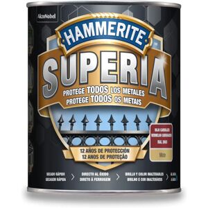 Hammerite Superia - Esmalte liso mate al agua rojo - Pintura Hammerite Superia - Esmalte liso mate al agua rojo - Pintura