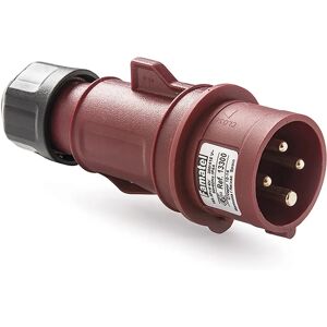 FAMATEL Czerwona wtyczka 3P+N+T - 16A 380-415V FAMATEL Czerwona wtyczka 3P+N+T - 16A 380-415V