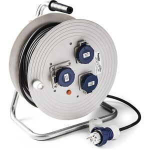 Bobina di cavo industriale Famatel 30018 - IP67 50m 3 Prese Bobina di cavo industriale Famatel 30018 - IP67 50m 3 Prese