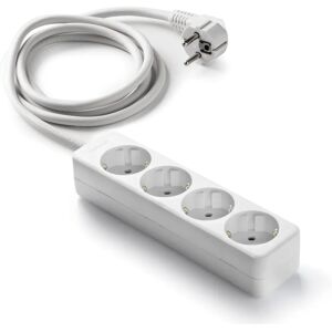 Famatel Regleta de 4 Enchufes con Cable de 1.5m - Protección contra sobretensiones Famatel Regleta de 4 Enchufes con Cable de 1.5m - Protección contra sobretensiones