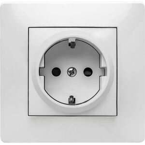 Base Presa Elettrica Incassata Bianca Famatel - 16A 250V Base Presa Elettrica Incassata Bianca Famatel - 16A 250V
