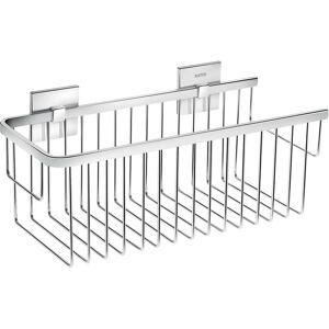 Cosmic RVS Doucheplank met Plakmontage - 13x13x30cm Cosmic RVS Doucheplank met Plakmontage - 13x13x30cm