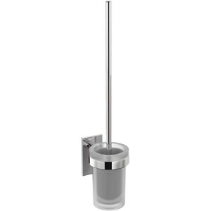 Cosmic WJB276A0001001 Wall-Mounted Rectangular Toilet Brush Holder - Grey Cosmic WJB276A0001001 Wall-Mounted Rectangular Toilet Brush Holder - Grey