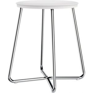 Cosmic Shower Stool - Stainless Steel, White - Shower Seat Cosmic Shower Stool - Stainless Steel, White - Shower Seat