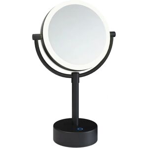Cosmic Black Dimmable LED Magnifying Mirror - Bathroom Cosmic Black Dimmable LED Magnifying Mirror - Bathroom