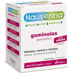 Deiters Nauserina Gominolas - Alivio natural de náuseas - 18 unidades Deiters Nauserina Gominolas - Alivio natural de náuseas - 18 unidades