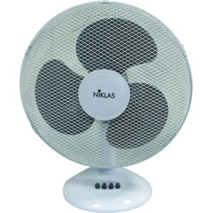 Niklas T40 - Blanc - Ventilateur de bureau à pales - Publicité Niklas T40 - Blanc - Ventilateur de bureau à pales - Publicité