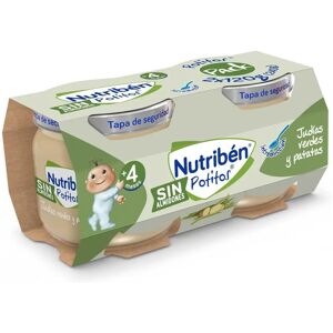 Nutriben Nutribén Potito Judías Verdes y Patatas Bipack - Comida para bebé Nutriben Nutribén Potito Judías Verdes y Patatas Bipack - Comida para bebé